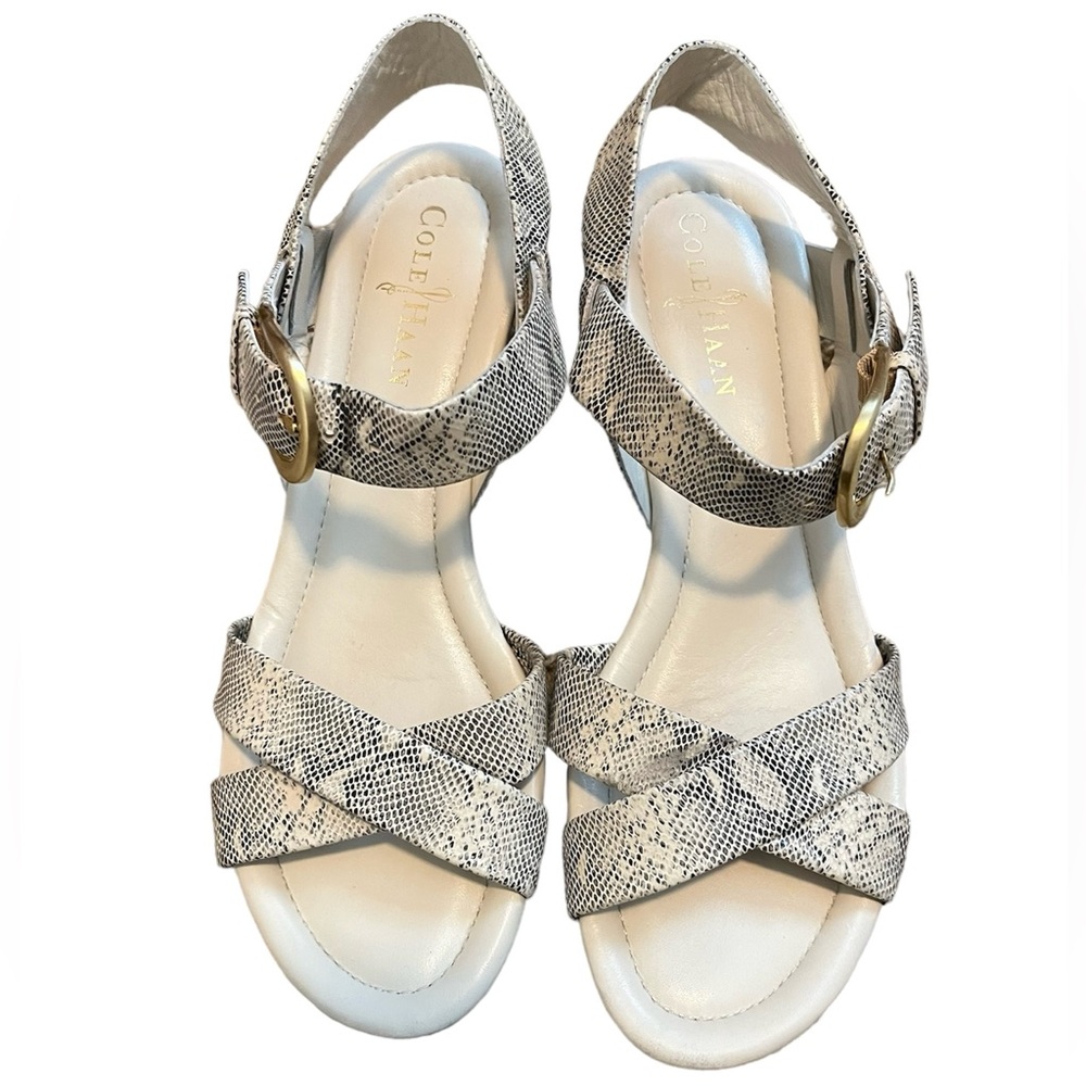 Cole Haan Nike Air | Snake Print Wedge | Sandals Size 7